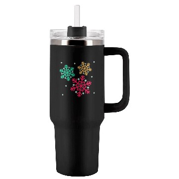 Discover Snowflake, Winter sports Tumblers 40 Oz With Handle