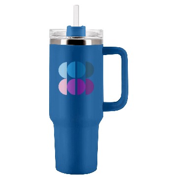 Discover Blueberry Mirage Tumblers 40 oz With Handle