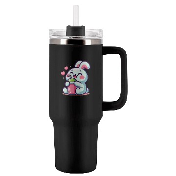 Discover Rabbit Bubble Tea Kawaii Tumblers 40 Oz With Handle