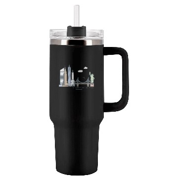 Discover New York City SKYLINE Tumblers 40 Oz With Handle