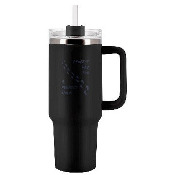 Discover Perfect day perfect walk 2 - Navy Blue Tumblers 40 Oz With Handle