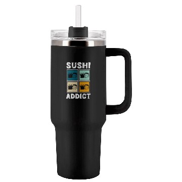 Discover Sushi Delicious Kawaii Cuisine Tumblers 40 Oz With Handle