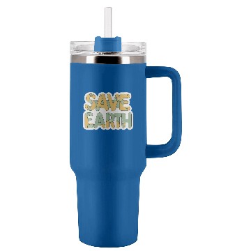Discover Save Earth be an Eco-Warrior Tumblers 40 oz With Handle