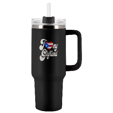 Discover PRI Love My Puerto Rican Girlfriend Tumblers 40 Oz With Handle