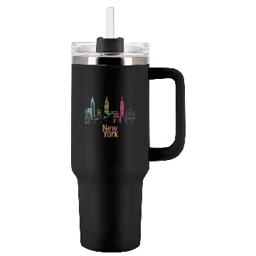 Discover New York City Skyline Tumblers 40 Oz With Handle