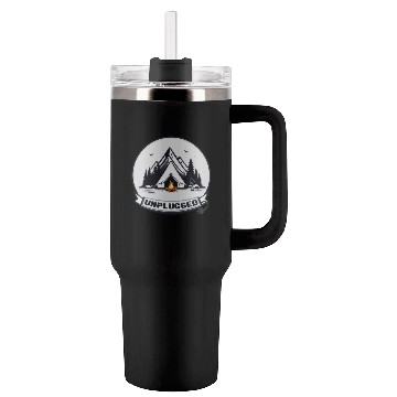 Discover Camping Unplugged Tumblers 40 Oz With Handle