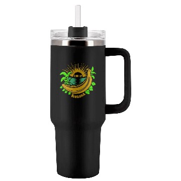 Discover Banana Summer Vector Tumblers 40 Oz With Handle Design