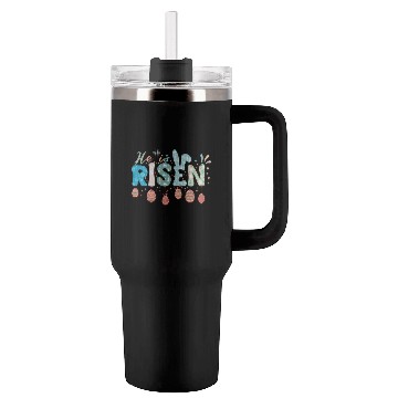 Discover He Is Risen Easter Celebration Theme Tumblers 40 Oz With Handle