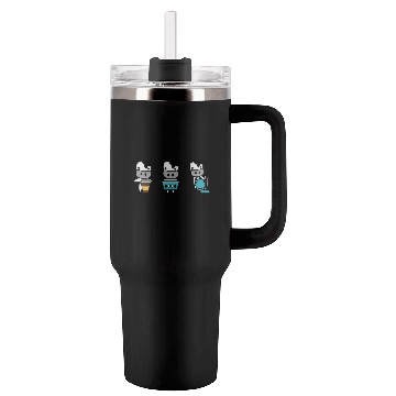 Discover Coffee, Laundry, Vacuum - Cow Chores - Daily Plan Tumblers 40 Oz With Handle