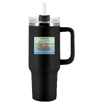 Discover Fishing Adventure Design Tumblers 40 Oz With Handle