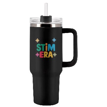 Discover In My Stimulation Era Autism Spectrum Autism Tumblers 40 Oz With Handle