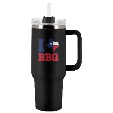 Discover Texas BBQ Tumblers 40 Oz With Handle