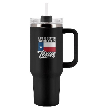 Discover Texas Life Tumblers 40 Oz With Handle