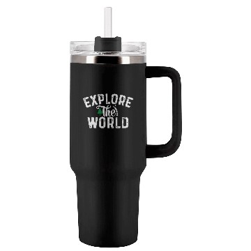 Discover explore the world - travel - exploring Tumblers 40 Oz With Handle