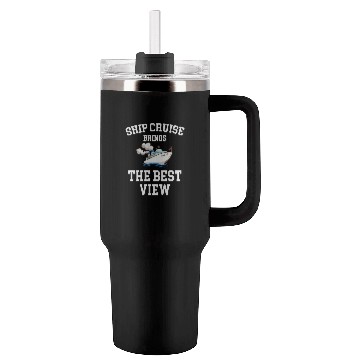 Discover Ship Cruise Brings The Best View Cruising Sailing Tumblers 40 Oz With Handle