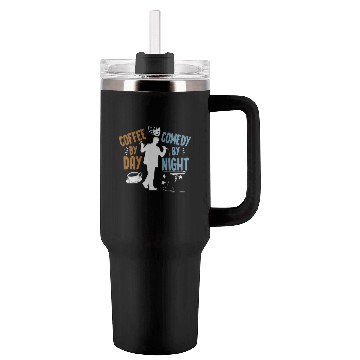 Discover Coffee By Day Comedy By Night Comedian Tumblers 40 Oz With Handle