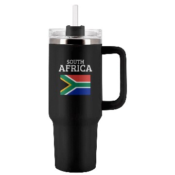 Discover South Africa Bold Flag Colors Pride Statement Tumblers 40 Oz With Handle