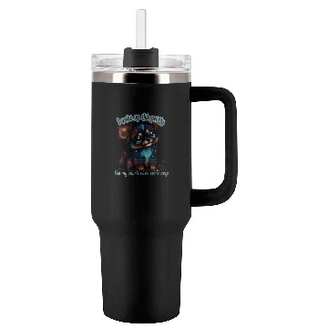 Discover I wake up this pretty -- Gift for dog groomer Tumblers 40 Oz With Handle