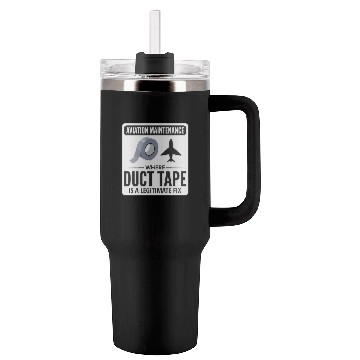 Discover Aircraft Mechanic Aviation Technician Duct Tape Tumblers 40 Oz With Handle