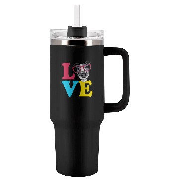 Discover Cute Dog With Sunglasses I Love My Border Collie Tumblers 40 Oz With Handle