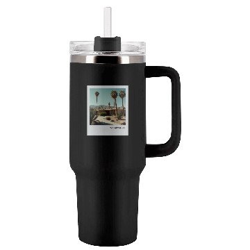 Discover Mono Enterprises "Travels" Palm Springs #1 Tumblers 40 Oz With Handle