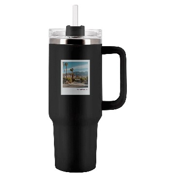 Discover Mono Enterprises "Travels" Palm Springs #3 Tumblers 40 Oz With Handle