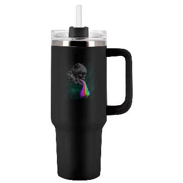 Discover Goth Rock Satan Unicorn Festivals Death Metal Tumblers 40 Oz With Handle