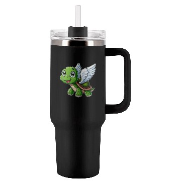 Discover Turtle Angel Wings Halo Farm Farmer Tumblers 40 Oz With Handle