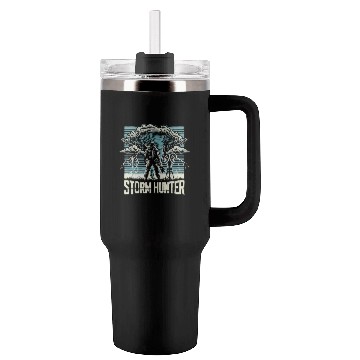 Discover Tornado Chasing Adventures: Embrace Nature's Fury Tumblers 40 Oz With Handle