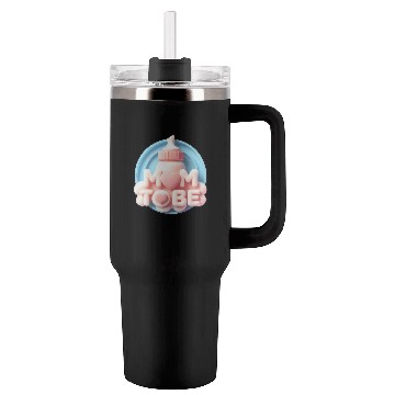 Discover Cute Mom To Be Baby Announcement Design Tumblers 40 Oz With Handle