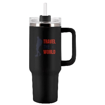 Discover Travel The World | With Premium Design| Tumblers 40 Oz With Handle
