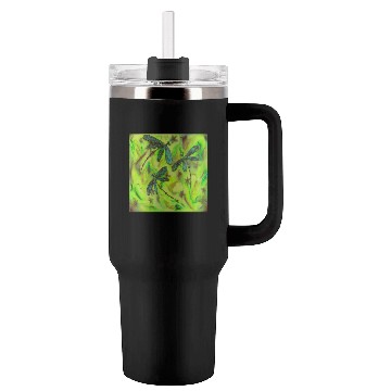 Discover Dragonfly Flit Gorgeous Green Tumblers 40 Oz With Handle