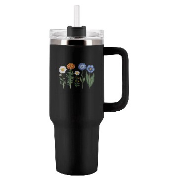 Discover Little Wildflower Tumblers 40 Oz With Handle