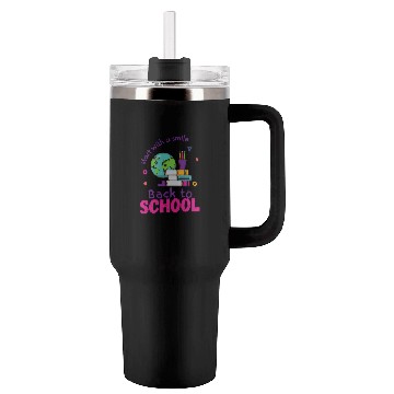 Discover Back to School, A World of Knowledge Awaits Tumblers 40 Oz With Handle