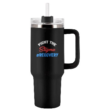 Discover Fight The Stigma #Recovery Overdose Sobriety Tumblers 40 Oz With Handle
