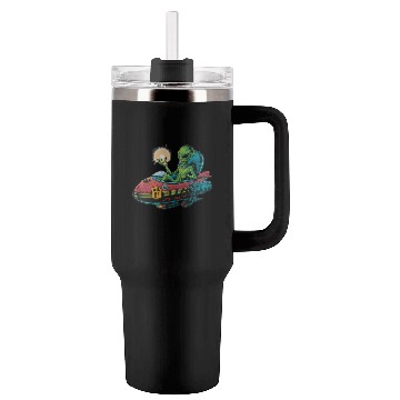 Discover Alien in Area 51 Craft Tumblers 40 Oz With Handle