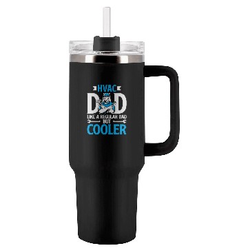 Discover HVAC Dad But Cooler HVAC Technician Fathers Day Tumblers 40 Oz With Handle