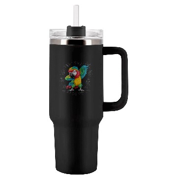 Discover Macaw Parrot for a Bird Lover Animal Lover Tumblers 40 Oz With Handle