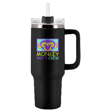 Discover Monkey Chimpanzee Party Animals Crew Team Friends Tumblers 40 Oz With Handle