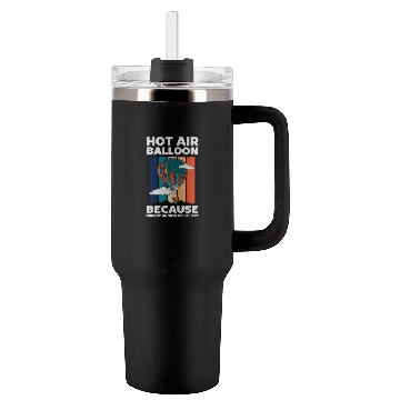 Discover Balloon Aviation Fun Hobby Tumblers 40 Oz With Handle