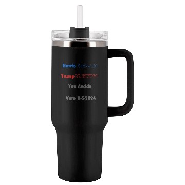 Discover Harris vs Trump Tumblers 40 Oz With Handle