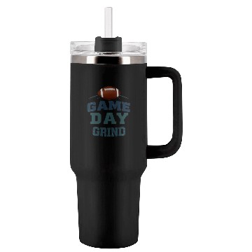 Discover Game Day Challenge - Grind to the Finish, football Tumblers 40 Oz With Handle