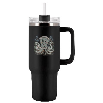 Discover The Octopus Who Said No Tumblers 40 Oz With Handle