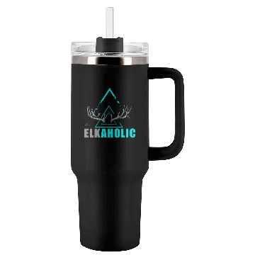 Discover Elk Hunting Elkaholic Hunters Tumblers 40 Oz With Handle