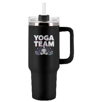 Discover Meditative Lifestyle Yoga Enthusiasts Icon Design Tumblers 40 Oz With Handle