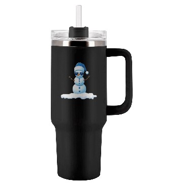 Discover Cute Little Cool Snowman Tumblers 40 Oz With Handle