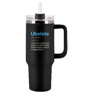 Discover Ukelele Definition Happy Vibes Tumblers 40 Oz With Handle
