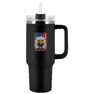 Discover American Flag Patriotic Eagle 4th of July Tumblers 40 Oz With Handle