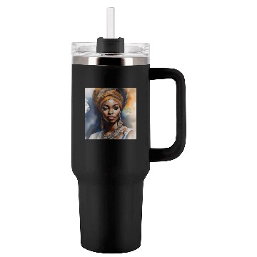 Discover African Woman Portrait F Tumblers 40 Oz With Handle