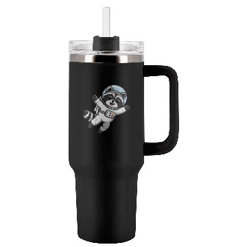 Discover Astro Racoon for Kids Astronaut Tumblers 40 Oz With Handle